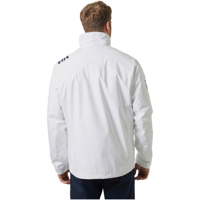 2024 Helly Hansen Hombres Crew Chaqueta De Vela De Capa Intermedia 2.0 34444 - White